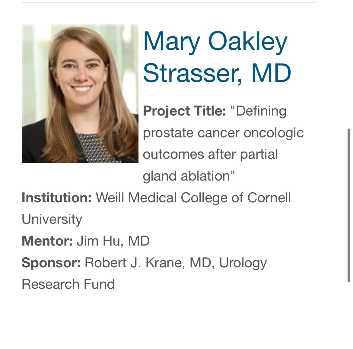 Congrats <a href="/OsadchiyV/">Vadim Osadchiy</a> and mentor <a href="/eleswarapu/">Sriram Eleswarapu, MD, PhD</a> on your <a href="/AmerUrological/">Amer. Urol. Assn.</a> residency research award as well as the other award winners. 

Many great institutions and teams represented!

auanet.org/research-and-d…