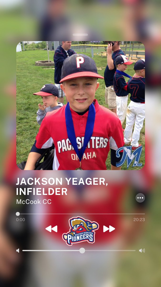 From McCook CC and shown here in our "How it Started" series, we welcome Jackson Yeager to the Pioneers 2024 roster!