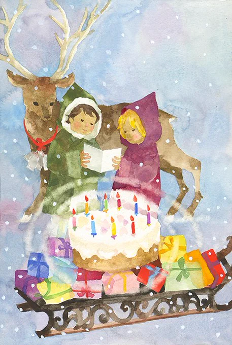 Happy Holidays!世界中のこども みんなに 平和としあわせを-いわさきちひろWishing peace and happiness for all the children of the world.-Chihiro Iwasaki◆ちひろ 平和への願い 