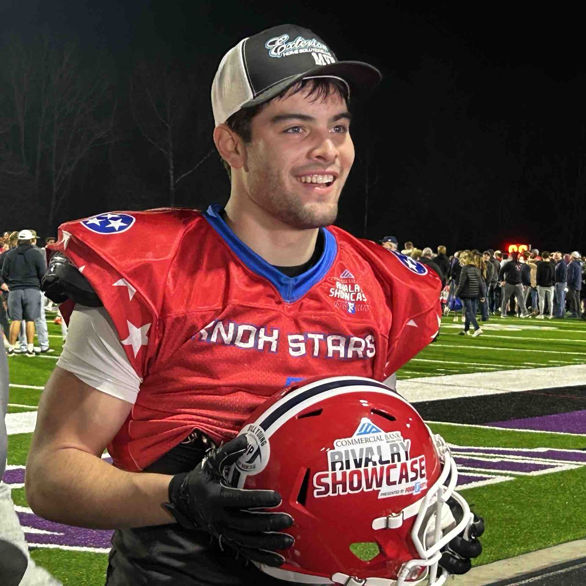 Congrats to Boone Brockwell, the Rivalry Thursday Player of the Game! Boone finished with 3 tackles and 1 interception.