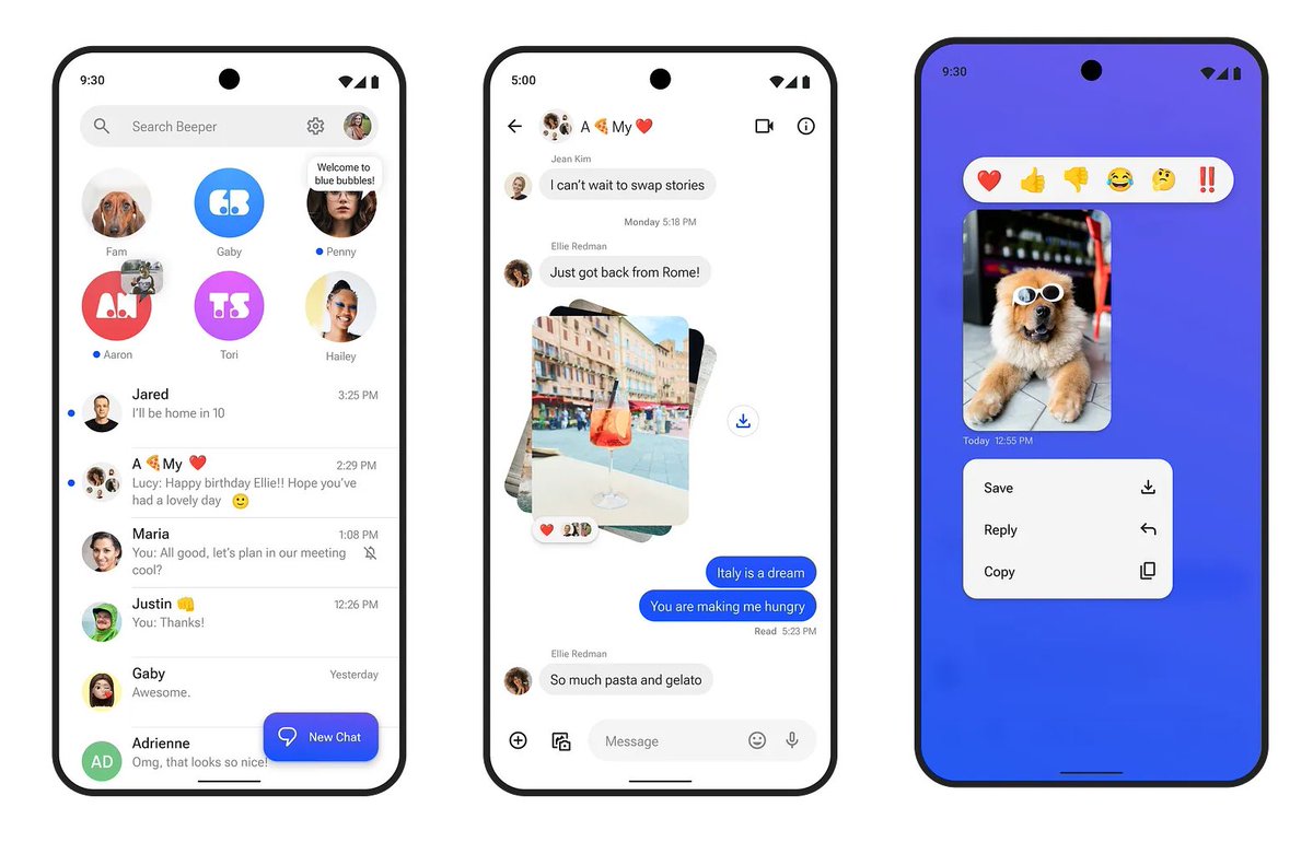 appltrack's tweet photo. Apple confirms they have shut down Beeper, a 3rd-party service that allowed you to get iMessage on Android 📵

“We took steps to protect our users by blocking techniques that exploit fake credentials in order to gain access to iMessage.”

(via @verge) https://t.co/a3OFOT0YZV