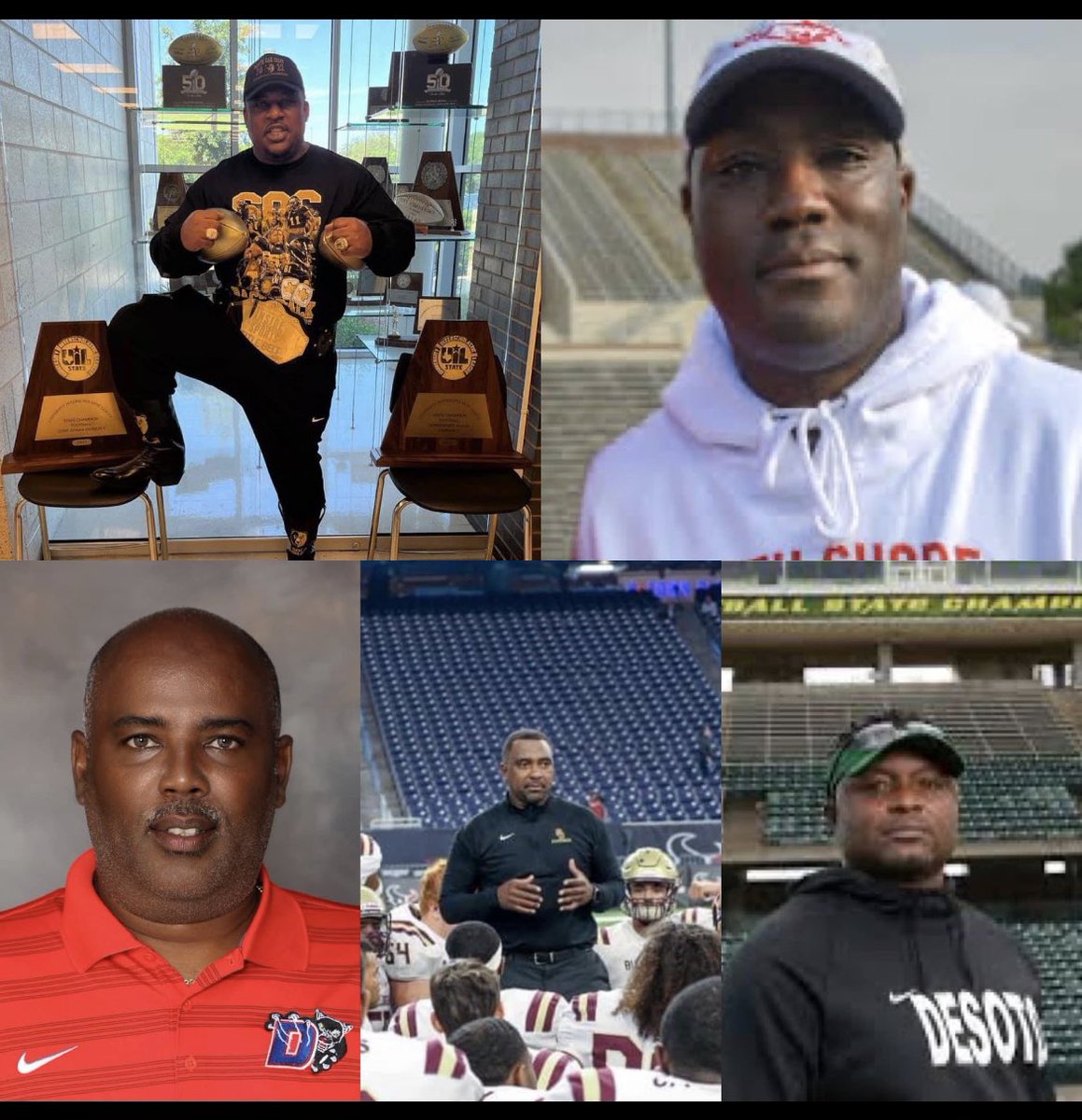 THE FACES OF TEXAS HIGHSCHOOL FOOTBALL…… CONGRATS COACHES @RecruitEastside @DuncanvilleISD @CreekEsports