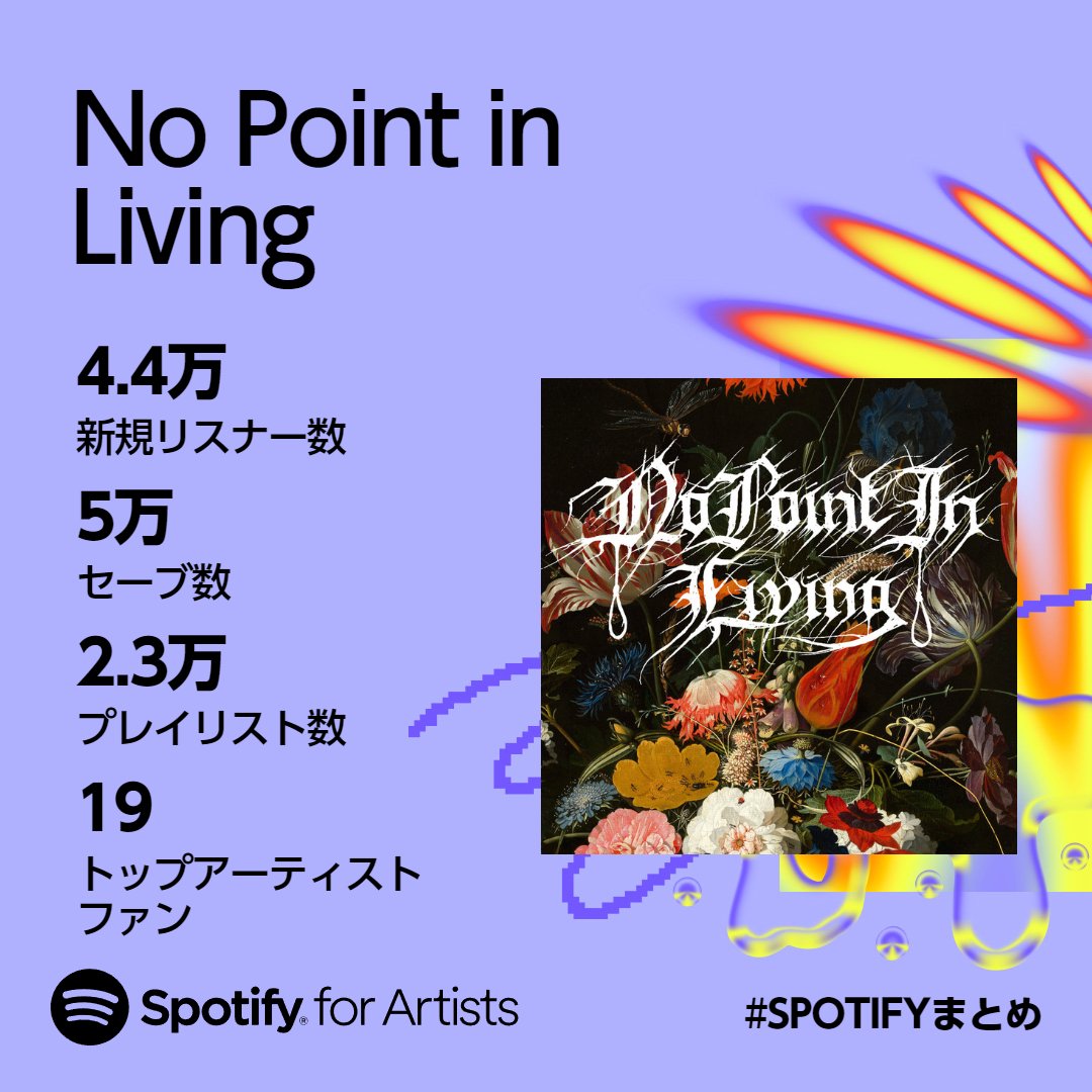 NPILJP's tweet photo. Thank you for listening!!

 Especially thank those who have purchased digital albums and CDs.

#Spotify
#SpotifyWrapped
#SpotifyWrapped2023 
@SpotifyJP 
@Spotify https://t.co/0gfCJzkbv0