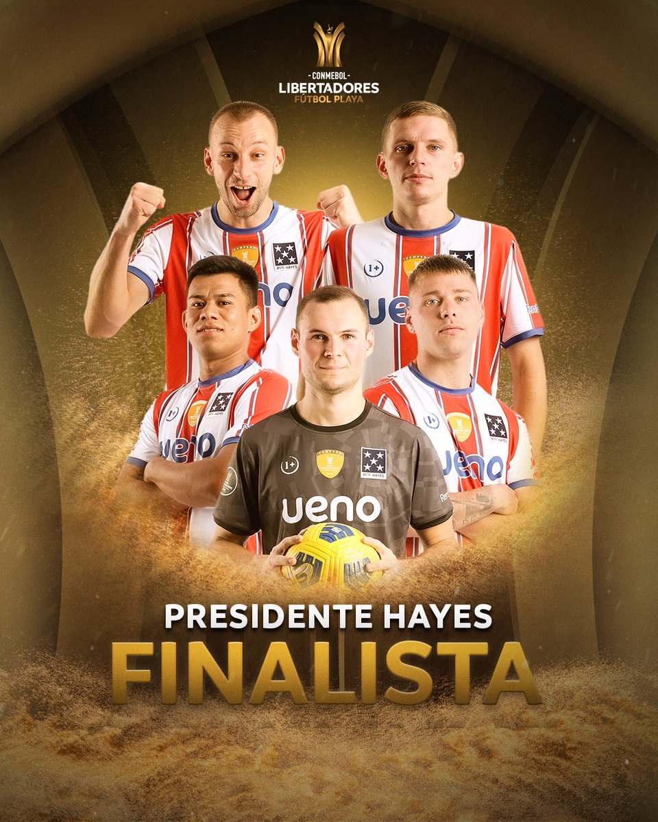 CONMEBOL Libertadores Fútbol Playa (@libertadoresfp) on Twitter photo 🔥¡Quiere el bicampeonato!
🇵🇾 ⭐ El campeón vigente, <a href="/ClubPHayes1907/">Club Presidente Hayes</a> , se clasificó por segunda edición consecutiva a la final de la CONMEBOL #LibertadoresFP 🔥¡Quiere el bicampeonato!
🇵🇾 ⭐ El campeón vigente, <a href="/ClubPHayes1907/">Club Presidente Hayes</a> , se clasificó por segunda edición consecutiva a la final de la CONMEBOL #LibertadoresFP