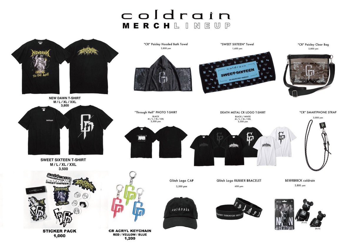 本日は'Diamond Dance 2023'🎉

グッズ販売は12:00～スタート予定！

#coldrain 
#DD2023