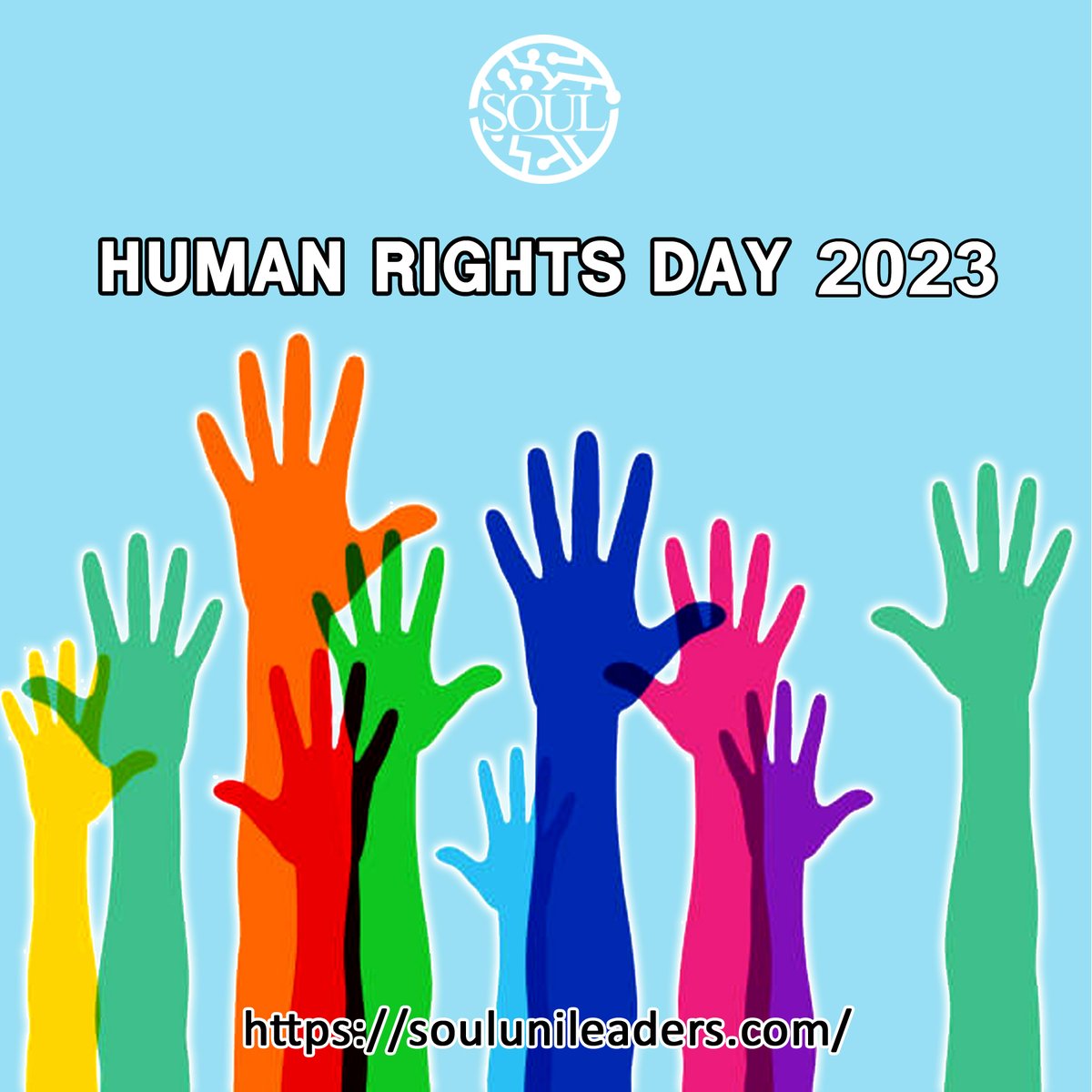 Happy Human Rights Day 2023 :Let’s celebrate the shared humanity that unites us all & stand hand in hand, advocating for a world where compassion triumphs & rights of every individual are safeguarded.
#HumanRightsDay #EmpathyInAction #SOUL #StandUpForChange