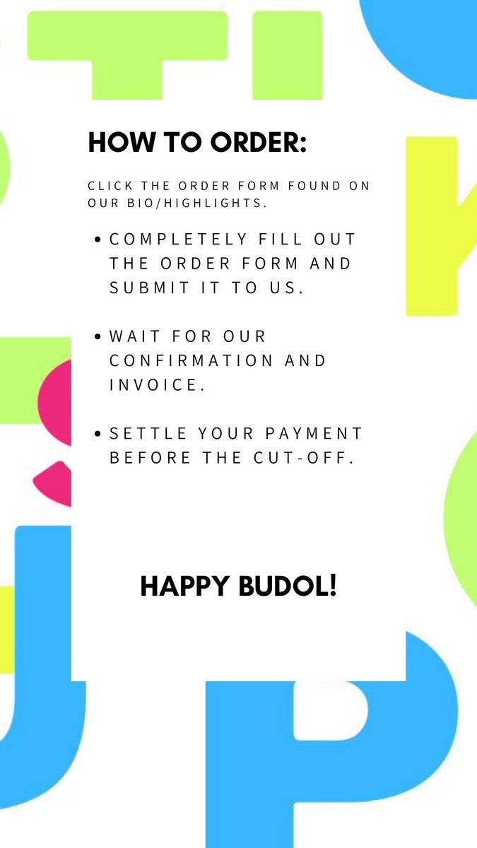 stickitupPH's tweet photo. How to Order https://t.co/V8AojIzagG