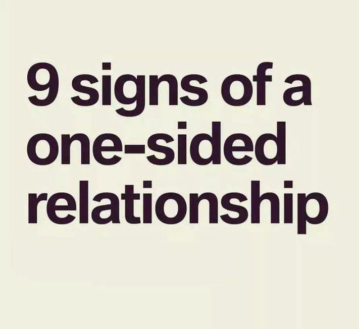 PsycheWizard's tweet photo. 9 signs of a one sided relationship: https://t.co/zWtz7Wu8f4