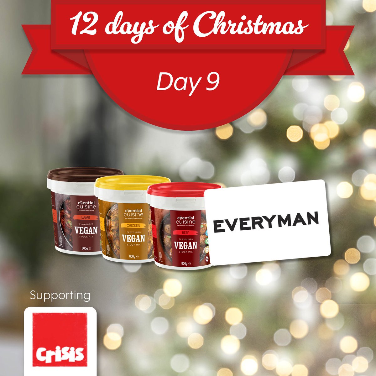 Essential Cuisine (@essentialcuisin) on Twitter photo DAY 9 IS LIVE πππ
Weβre giving you the chance to win a <a href="/Everymancinema/">Everyman Cinema</a> Β£100 voucher plus our complete Vegan Stock Mix range!
To find out how you can enter, head over to our Instagram (chef.essential)
Good luck! π
T&Cβs - lnkd.in/grG2_hRJ DAY 9 IS LIVE πππ
Weβre giving you the chance to win a <a href="/Everymancinema/">Everyman Cinema</a> Β£100 voucher plus our complete Vegan Stock Mix range!
To find out how you can enter, head over to our Instagram (chef.essential)
Good luck! π
T&Cβs - lnkd.in/grG2_hRJ