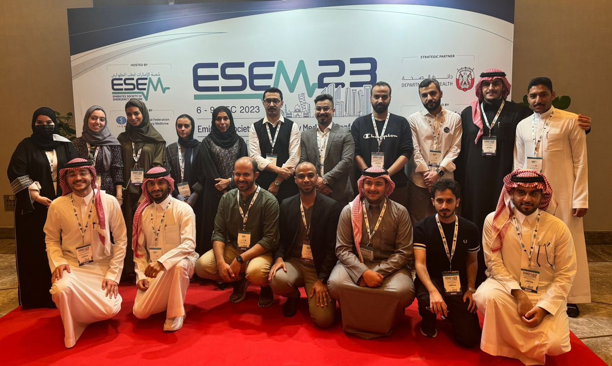 Super grateful to present our project at #ESEM23 @UAE_ESEM , huge thanks to the great support of our legends @NisreenMaghraby @as2om1 and our amazing department @ED_KFHU