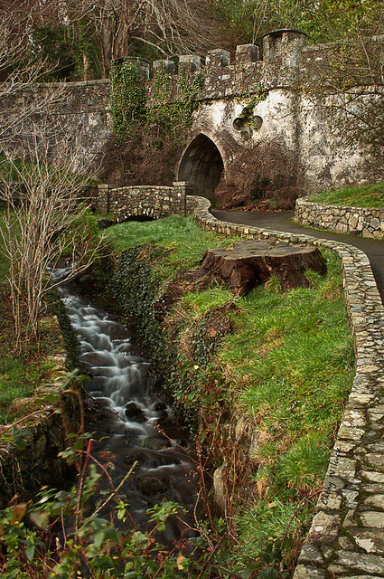 Medieval Castle, Tollymore Forest Park, Northern Ireland #MedievalCastle #TollymoreForestPark #NorthernIreland norahashley.com