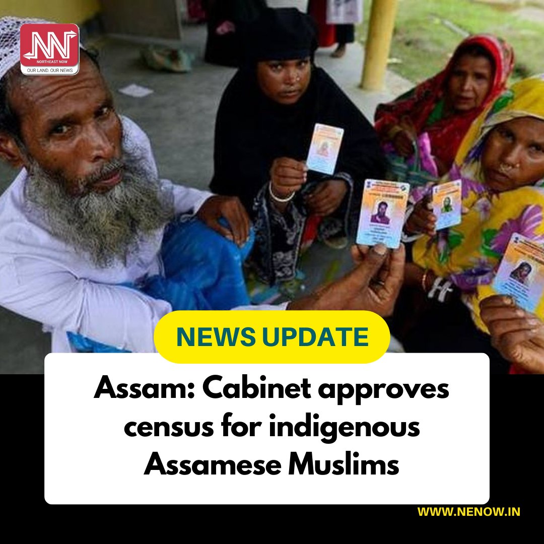 NENowNews's tweet photo. The Assam cabinet Friday approved a socio-economic survey of the state's indigenous Muslim population.
#Assam #Census #AssameseMuslim #Indegenous #Survry https://t.co/23eCoGm7jw