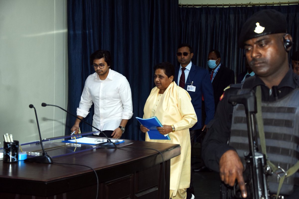 Mayawati's tweet photo. 10-12-2023-BSP Press Release-All-India Party Meeting https://t.co/EzBT2XhFeC