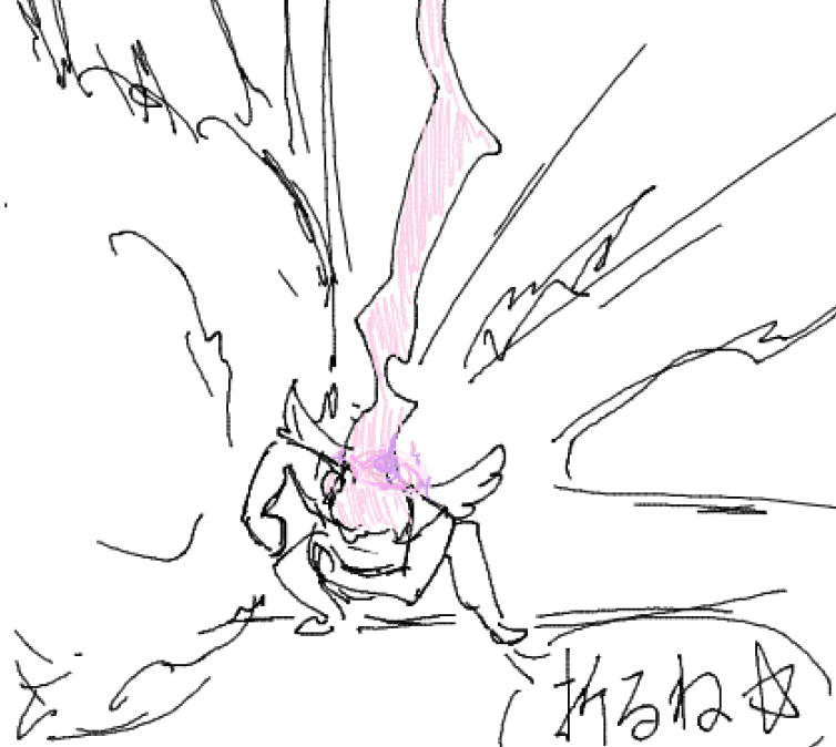 というわけで別にあげるものも無いのでこの前の絵チャの一部でも #ブルアカ