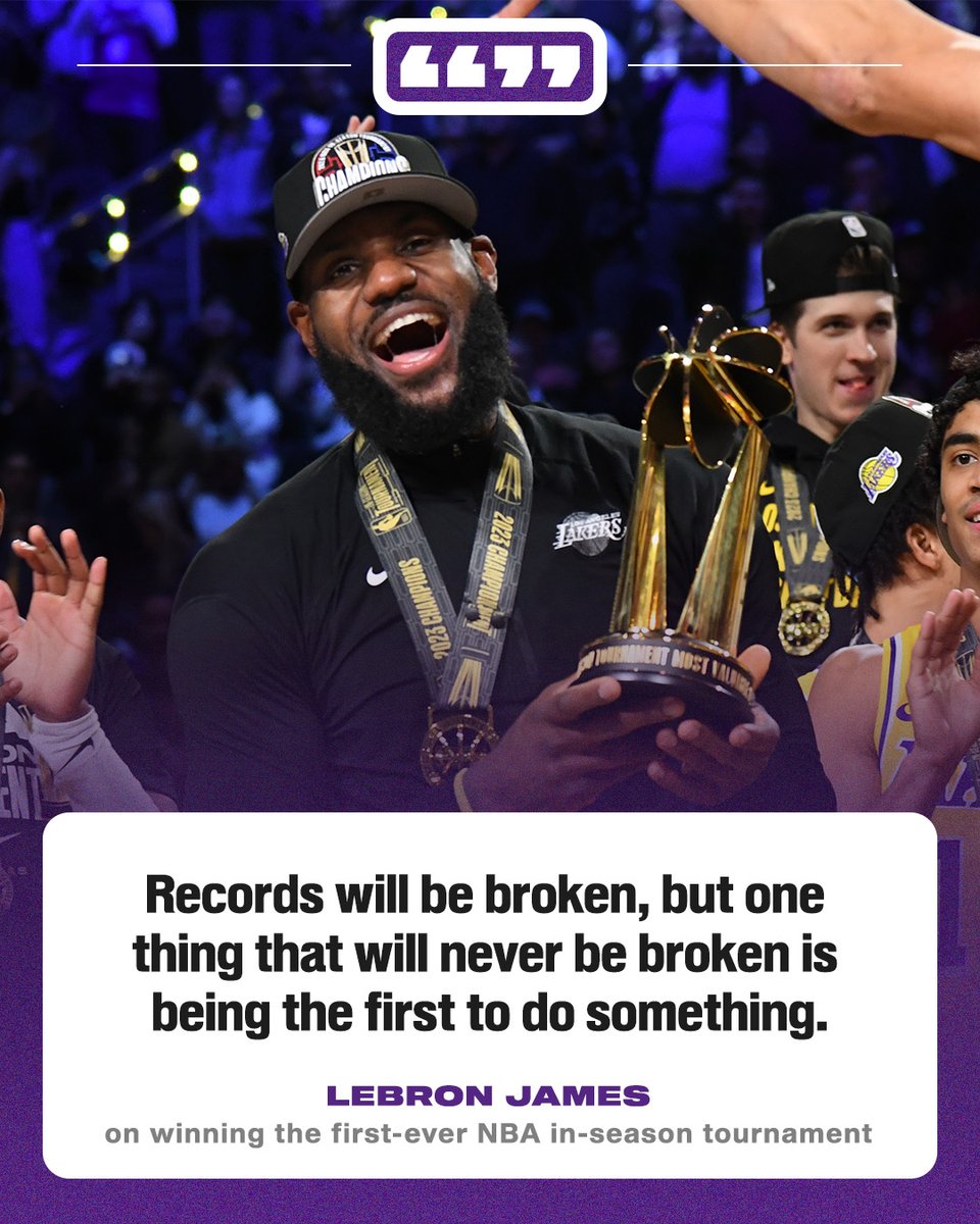 ESPNNBA's tweet photo. LeBron writes his name in the history books again 👑

(via @malika_andrews) https://t.co/M0FXp7OB8u