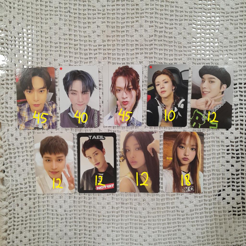 jeasiehow's tweet photo. [help rt]

wts // want to sale aab nct newjeans

📍jateng 
❌incl packing 2k 
❌not for sensitive buyer
✔️keep event
(*) slight damage

t. wts wtt wtb photocard jungwoo yuta 2 baddies fact check taeil pink christmas tc konsep ayyo haerin omg hyein get up doyoung pizza jisung istj https://t.co/qWzcT8mzNG
