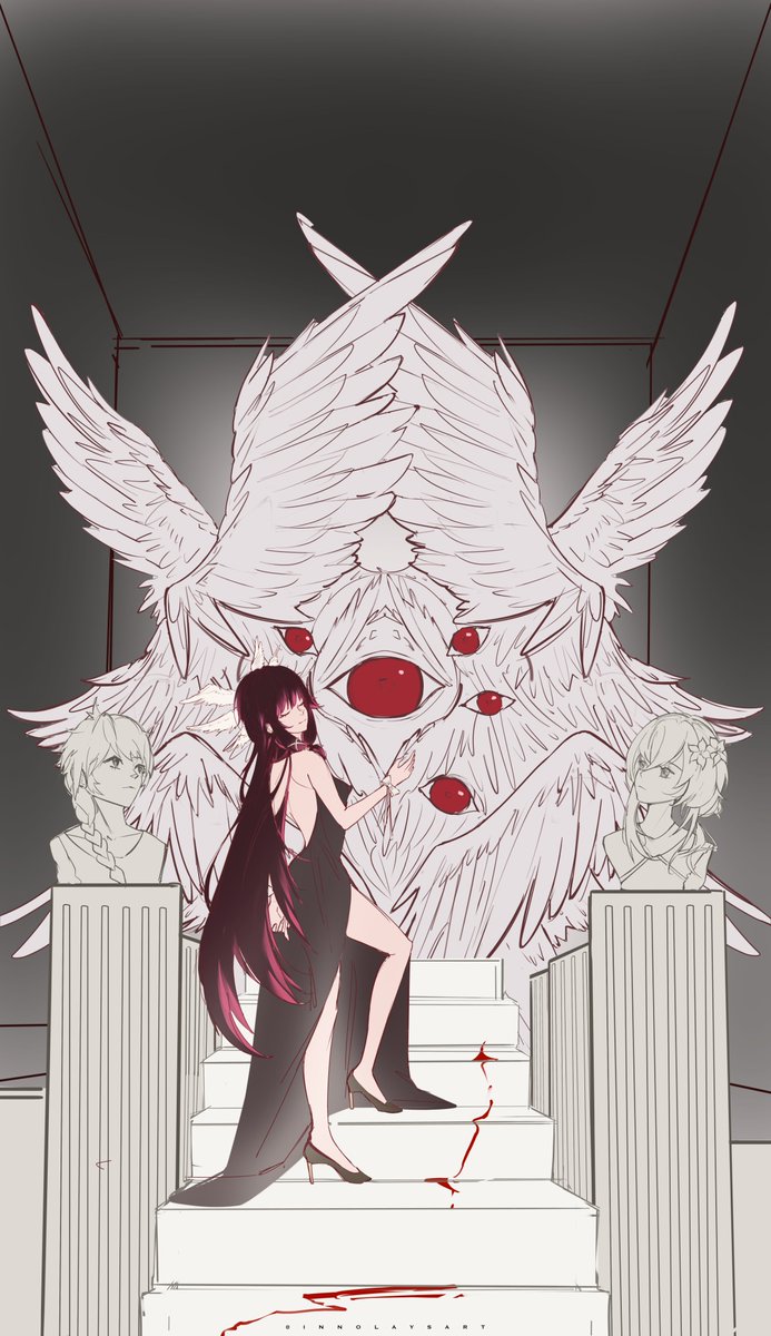 Angel's Kiss WIP 
#GenshinImpact #原神 #Columbina