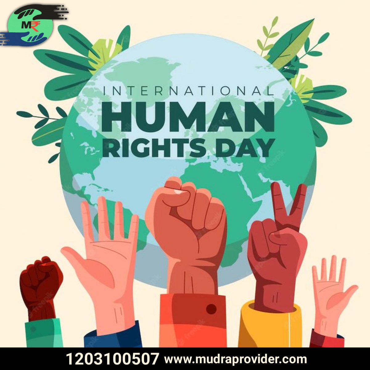 mudraprovider's tweet photo. Happy Human Rights Day! We all are humans and we are all born with dignity and with equal rights and if someone takes away our rights, it is our duty to fight back. https://t.co/FLFikAWuoE