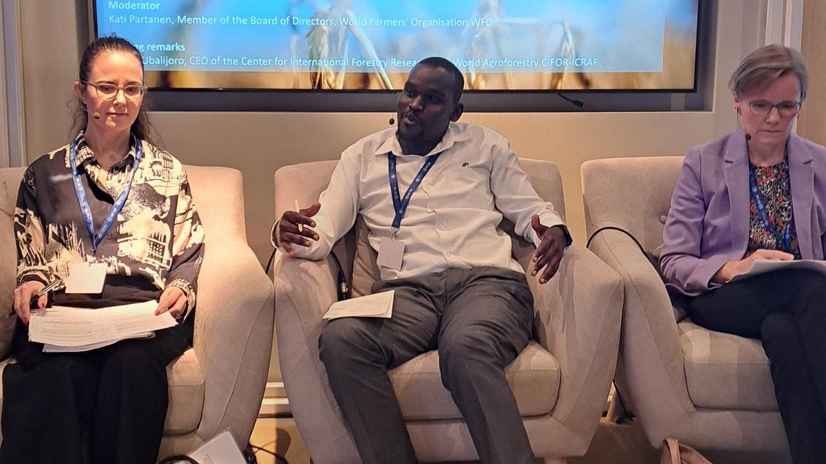 worldfarmersorg's tweet photo. 🎤#WFOGymnasium Kemei Mark Kiprono: "We, #Farmers and all people earning a living in the #Agriculture industry, are hardest hit by the effects of #ClimateChange. That is why we need and deserve to have a voice and take a lead on the discussion of #ClimateChange and #FoodSystem discussion."

@kenaff_farmers #FarmersInAction #Farmers4Climate #ClimateAction #COP28