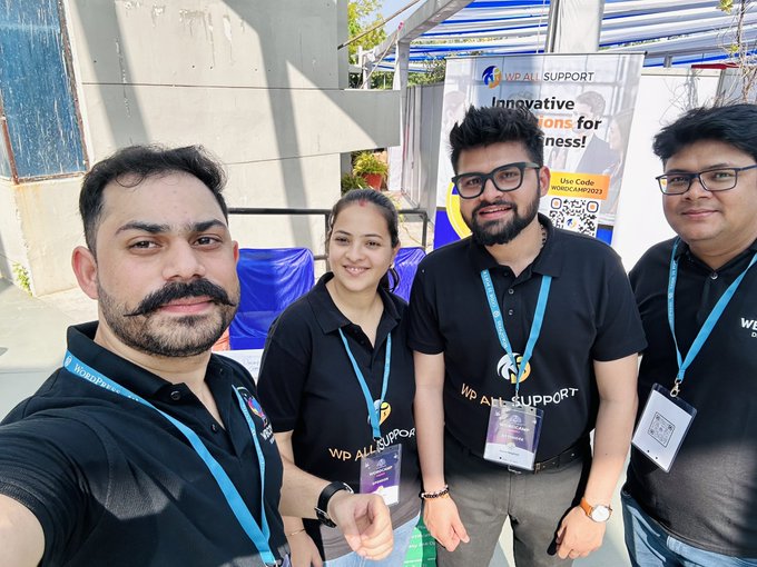 wp_websupport's tweet image. It was very nice meeting @wbcomdesigns team WordCamp Ahmedabad
@WCAhmedabad
@wbcomdesigns
@vapvarun @mani_neeraj
#WCAhmedabad #wbcomdesigns #WPALLSUPPORT