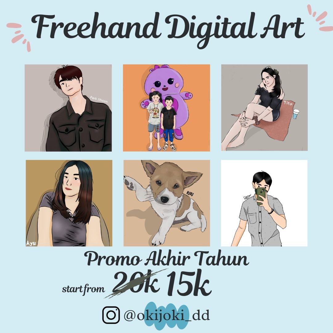 pandalice4ever's tweet photo. Yang mau fotonya dijadiin digital art ginii. Kuy, klik link di bio atau search IG nya. Mumpung promo...
Bisa pake wallpaper atau kado

#zonauang #zonajajan #vektorwajah #digitalart #jasavektor #jobreceh #jasalukisdigital #vectorart #kadounik #kadowisuda #kadoultah https://t.co/BDCZGyTRoe