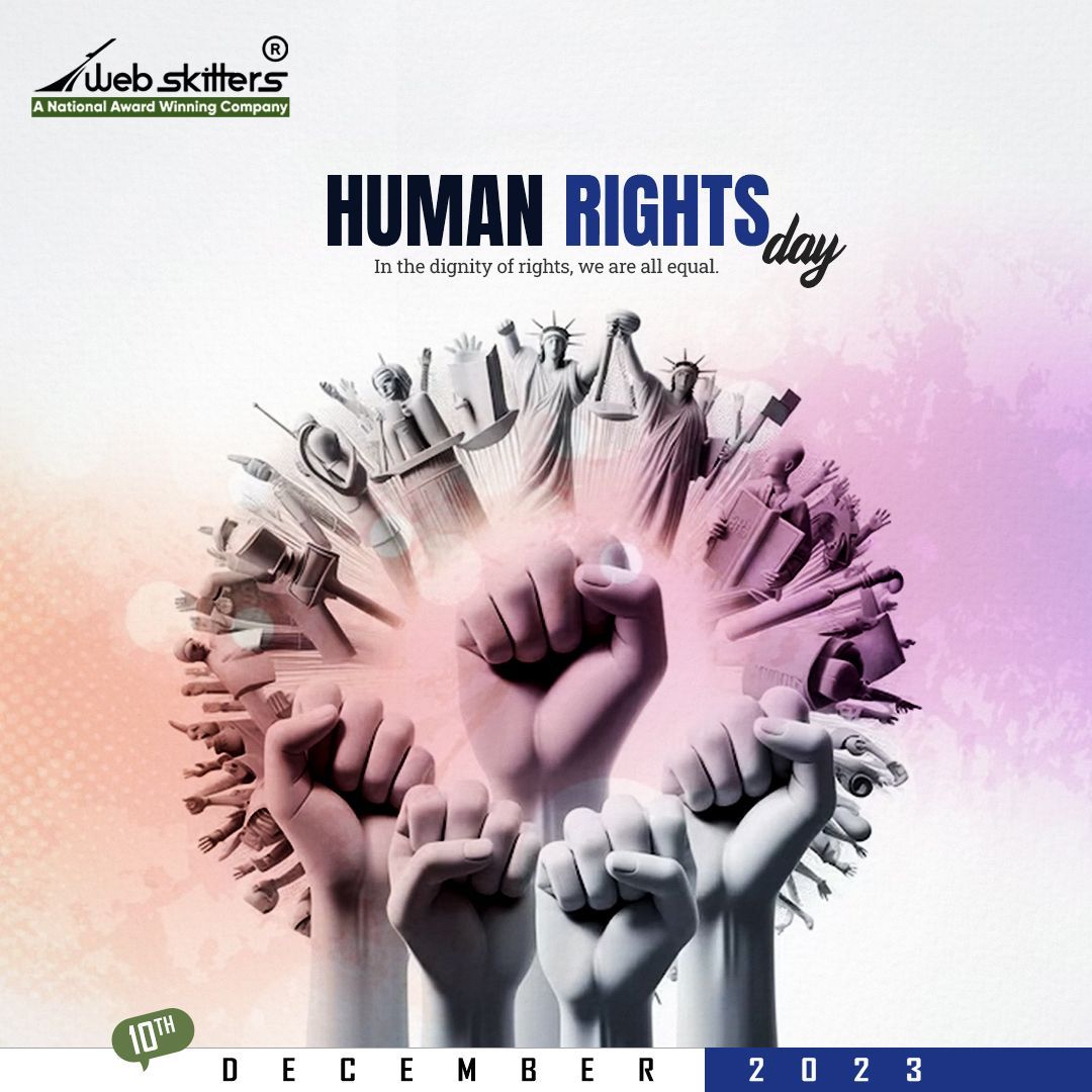 WebSkitters's tweet photo. Let's create a future where every individual's rights are respected, protected, and celebrated together.
Wishing you all a Happy Human Rights Day!
#Webskitters #humanrights #equality #freedom #EqualityForAll #HumanRightsDay https://t.co/znToctRXsO