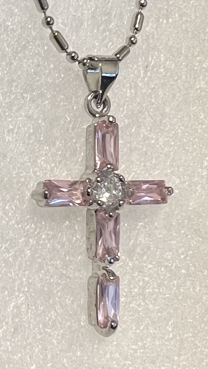 STUNNING #18K White Gold Plate #BarbiePink Crystal Cross 18' Necklace WGP Baguette Gems

 #crystaljewelry #jewelrygifts #giftideas #glitzygifts #religiousgifts #giftforher #stockingstuffers #crystals #ebayfinds #WhiteGold #goldplate #jewelry #pink

ebay.com/itm/2665584584…