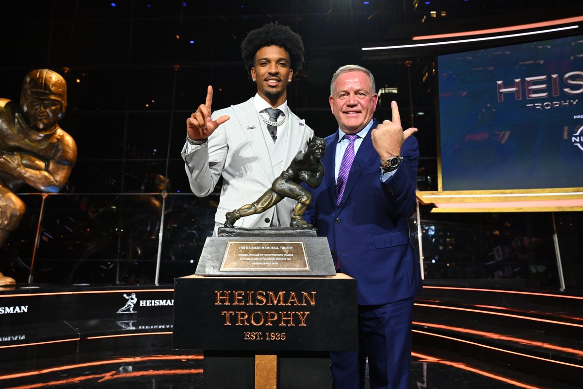 Proud of That Kid! The best player in the country and the 2023 Heisman Trophy winner.