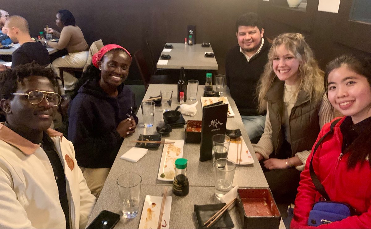 Our lab’s first Christmas dinner was great.