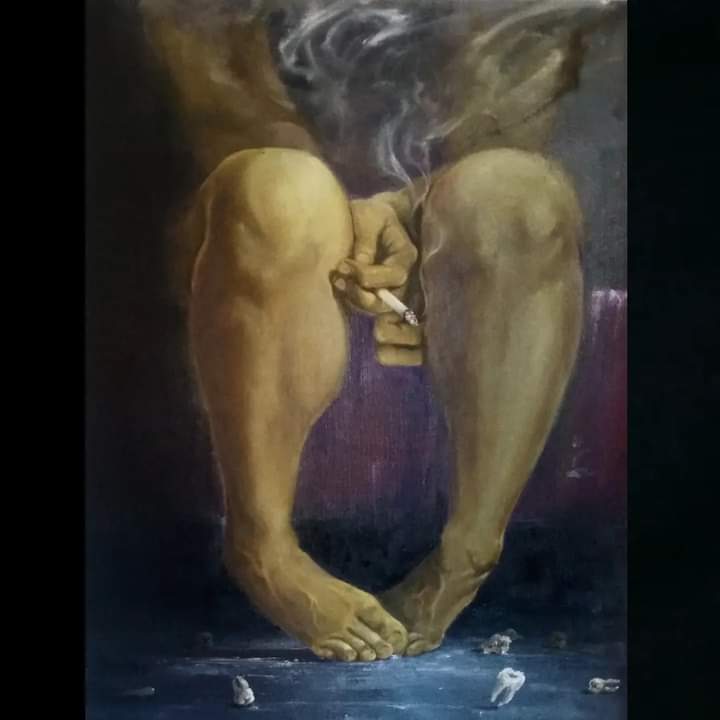 Reddit_art_bot's tweet photo. ""Break the Status Quo", Priscilla Gunn, oil on canvas 50x70, 2022" posted by /u/priscillagunn: https://t.co/0Dgn6lUGi0 https://t.co/9pZb6djNIn