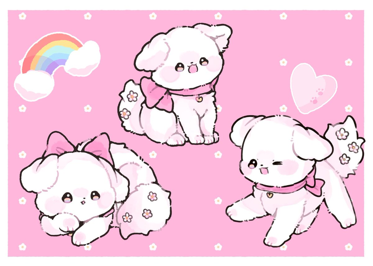 可愛いもふもち動物のイラスト画 額縁付き GcQ0czUbsAA2nuU.jpg