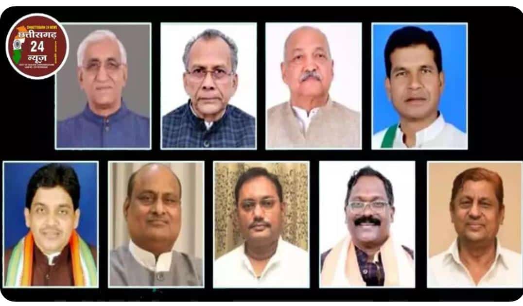 ये छतीषगढ के नौ मंत्री है जो चुनाव हार गये,जबकि कांग्रेस सरकार 32 सौ रूपय मे धान खरीदने,कर्ज माफ करने और महिलाओ का 15 हजार देने का वादा की, 25 सौ बेरोजगारी भत्ता भी देती थी फिर भी हार गये कारण संविदा कर्मचारियो से धोखा 
<a href="/RahulGandhi/">Rahul Gandhi</a> 
<a href="/bhupeshbaghel/">Bhupesh Baghel</a> 
<a href="/GodanePatil/">Priyanka Patil Godane</a> 
<a href="/SanvidaMisana/">छ.ग.सर्व विभागीय संविदा कर्म.महासंघ</a>