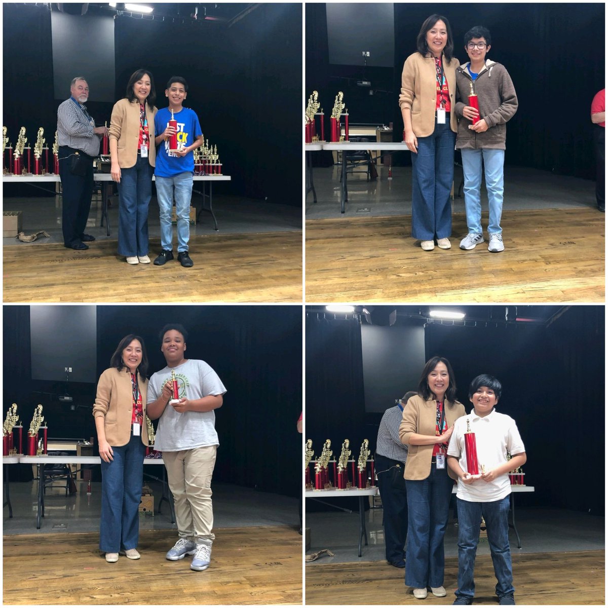 Impact_AISD's tweet photo. The GOATS truly have been in the LAB daily putting in WORK and today it was on full display! Led by @KidFriendlyArt & @dover_thelma they were able to bring home 1st Place today! #YearOfGREATNESS #CheckMate #TheImpactWay #SomeWishForItSomeWorkForIt https://t.co/jQMjpcETEN