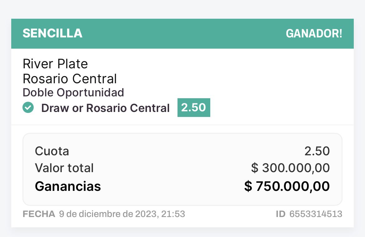 Y si era un empate clavado gracias river