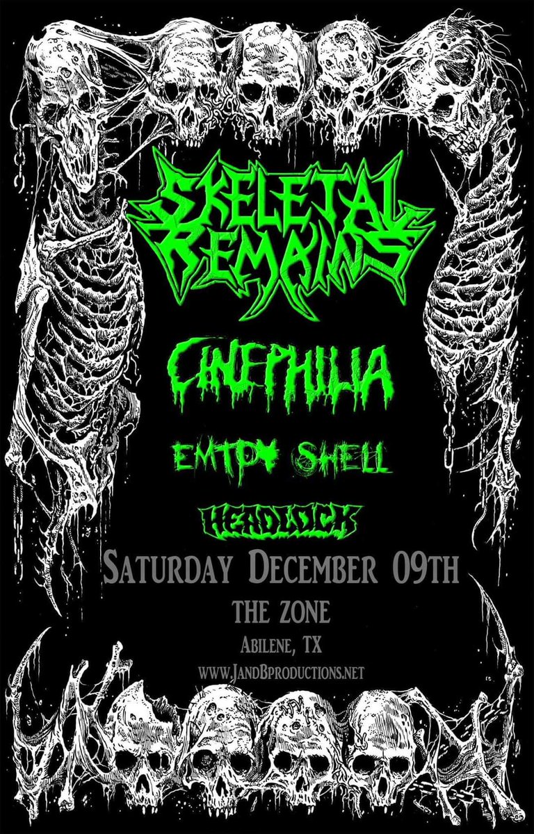 Small Town Saturday Night

#skeletalremains #deathmetal #osdm #livemetal #metalshow