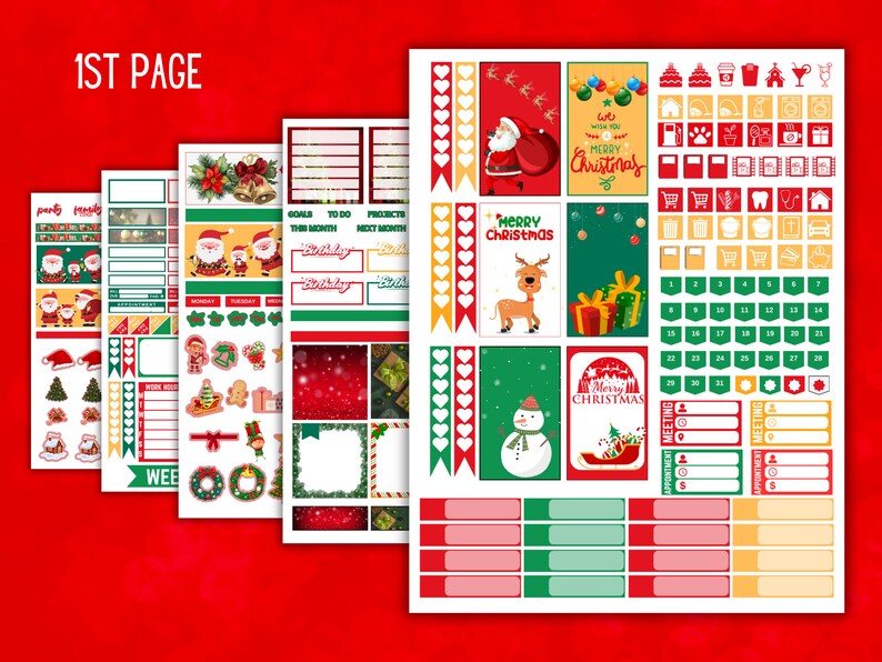 DesignGrandma's tweet photo. Season Greeting🎁Christmas New products out. Christmas Planner Sticker Kit Printable, Christmas Planner Stickers Printable, Printable Cute Christmas Stickers, Xmas Planner Stickers
https://t.co/qiMT4q4VLp
#Christmas #Christmas2023 #Christmasgifts https://t.co/zo3QeEq0ia