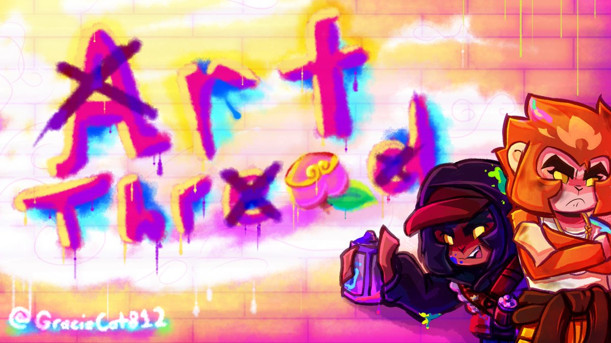 GracieCat812's tweet image. My media tab is pretty chaotic, so for aesthetic and organization purposes I made an art thread!!
It's only for full drawings though and stuff I'm proud of, not stuff I consider to be just messy sketches.