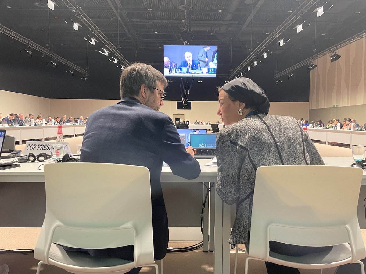 At #COP15, we delivered a successful outcome together on biodiversity. Once again, Minister Fouad 🇪🇬 and I have been tapped as #COP28 co-facilitators of implementation this year. We’re working towards a strong outcome. Always a pleasure to work with you, Minister.