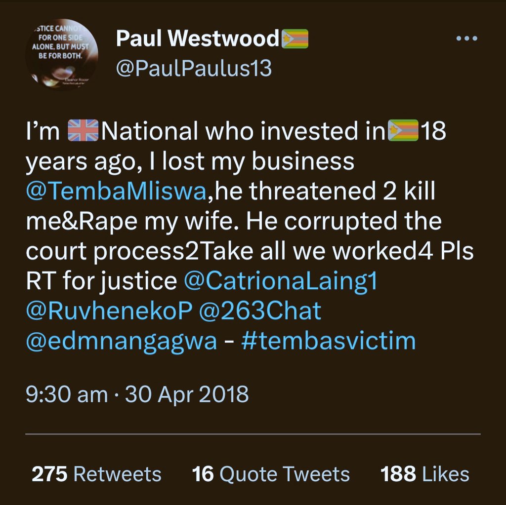 PaulPaulus13's tweet photo. @Cde_Ostallos @ChangeRadioZW @steve_hanke @SharonHoole @SpeakTruth2Pow @faithcutler @DuchessTalitha @leesah_zimbo @RungweHebson @politicalprophe @Zimboish @zimbabwe_for @TapiwaTaruving4 @bellagushaz @DrNyashaForMP @MondliMhlanga5 @cdesetfree @JaYMuchy1 @emmanuelmapamba @jurylady5 @lisah_ncube @MacBelts @FedericaMog @eu_eeas @coe @EUCouncilPress @EUCourtPress @ParliamentEU @EURightsAgency @euinzim @vonKirchmannEU "ZRP views very seriously2Ministers' behaviour "interfere with police work" particular #Murasa sought2protect #Mliswa wantonly "seizing property" outside 🇿🇼Law& #threats others"🚩 https://t.co/GtzUa57fmf