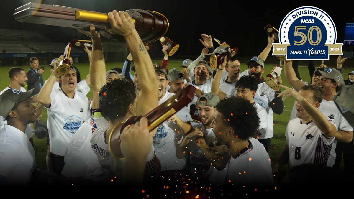 𝐍𝐀𝐓𝐈𝐎𝐍𝐀𝐋 𝐂𝐇𝐀𝐌𝐏𝐈𝐎𝐍𝐒 ⚽️

<a href="/FPUMSoccer/">FPU Men's Soccer</a> beats CSU-Pueblo, 4-0, equaling the largest margin of victory in <a href="/NCAADII/">NCAA Division II</a> championship game history.

It's the third national championship in FPU men's soccer history.

🔗: ne10.prestosports.com/sports/msoc/20…

#NE10EMBRACE I #DII50