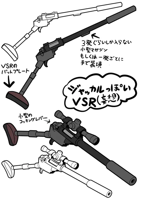 ジャッカルっぽいVSR(妄想) 