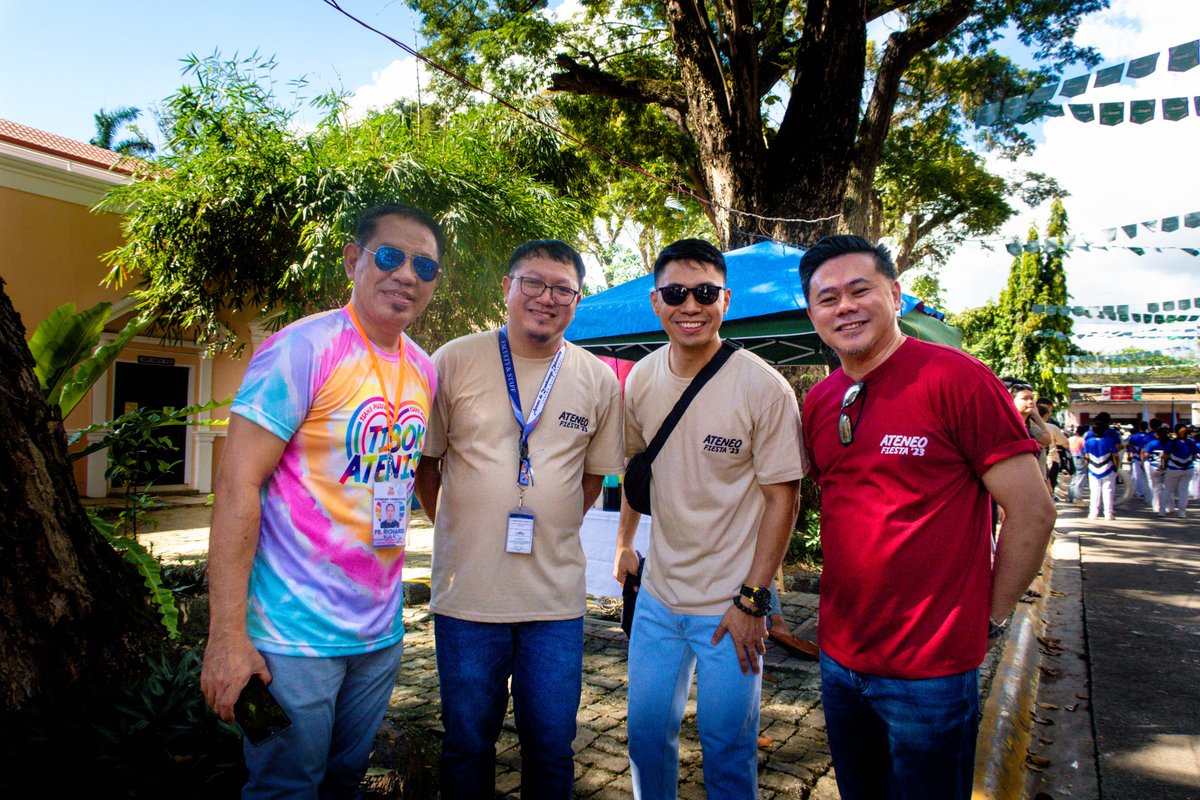 Jesuits in Ateneo Fiesta 2023. Ateneo de Zamboanga University. AMDG!