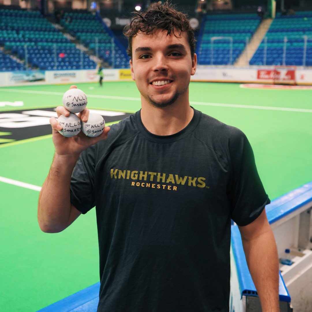 RocKnighthawks's tweet image. First @NLL goal?
FIRST NLL HAT TRICK!

Congrats, Thomas McConvey 👏