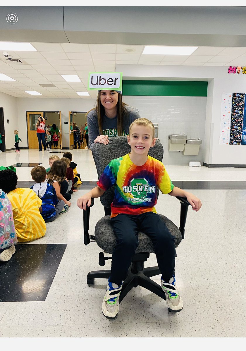 Goshen bringing it with the Uber rides! #d7proud