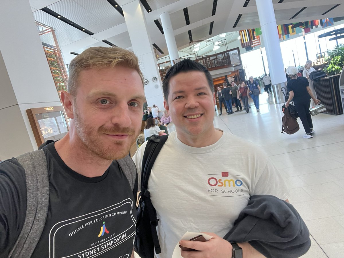 I got a final moment to talk about the amazing three days we engaged in! I’ll see you soon @AdamHillEDU. This was a fantastic way to connect and share ideas with educators across the globe!
#GoogleChampions #AUChampionsSymposium #GoogleForEducation
#SYD19 rules
#GoogleEI