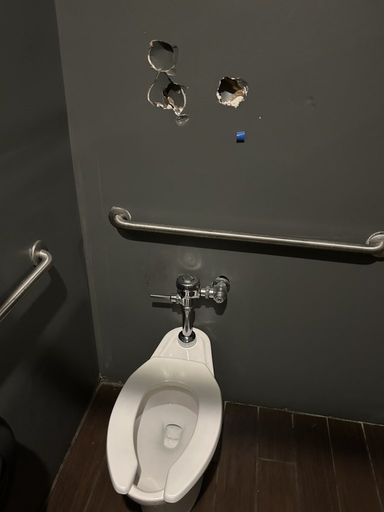 Just took a number three