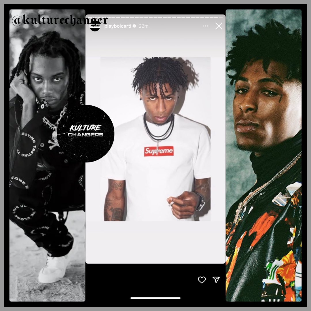 Rapfacts11's tweet photo. This is a collab we need on the album @playboicarti 🔥🔥 https://t.co/PCFDfSnngj