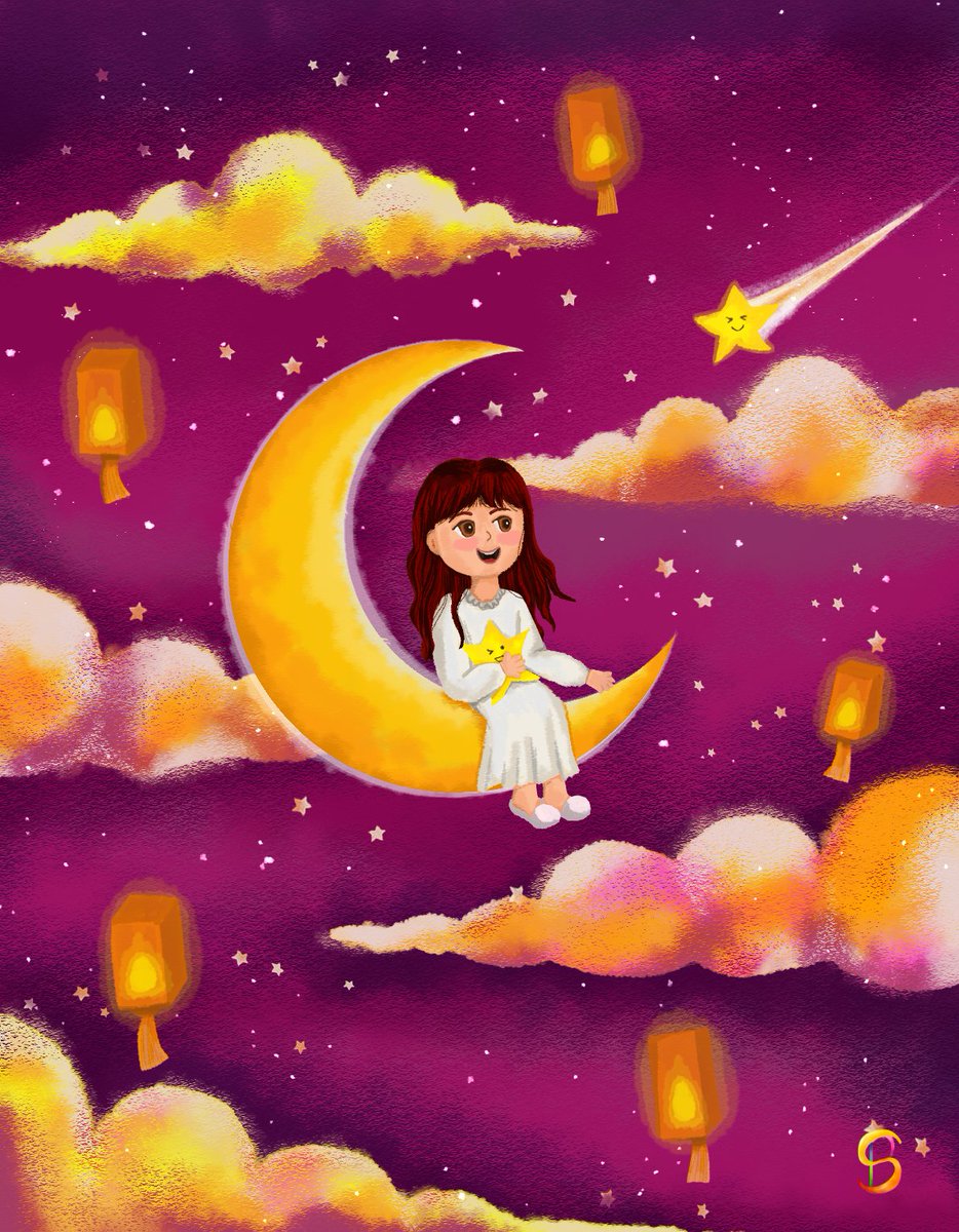 Dream Girl 🌙 ⭐

#illustration #childrenillustration #childrenillustrations #childrenillustrationstyle #childrenart #kidsillustration #kidsillustrations #kidsart #fanart #fantasyillustration #fantasyart #cuteillustration #cuteillustrations #cuteart #digitalillustration