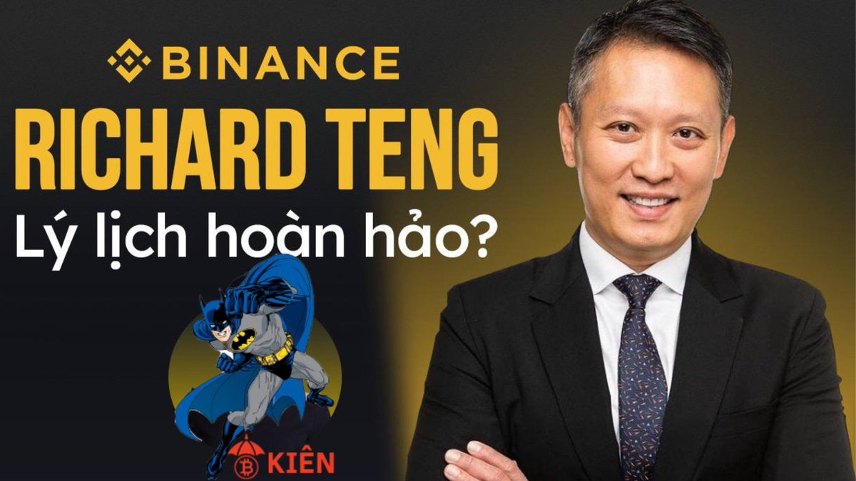 KCrytop's tweet photo. Richard Teng - Người kế vị CZ có lai lịch hoàn hảo đến thế nào ? 

👉 Background khủng trong ngành tài chính của Richard Teng

👉 Liệu Binance có gặp khó khăn vì khoản tiền phạt hơn 4 tỷ đô ? 

👉 Binance đã và sẽ tiếp tục làm những gì để đảm bảo tiền của người dùng an toàn.