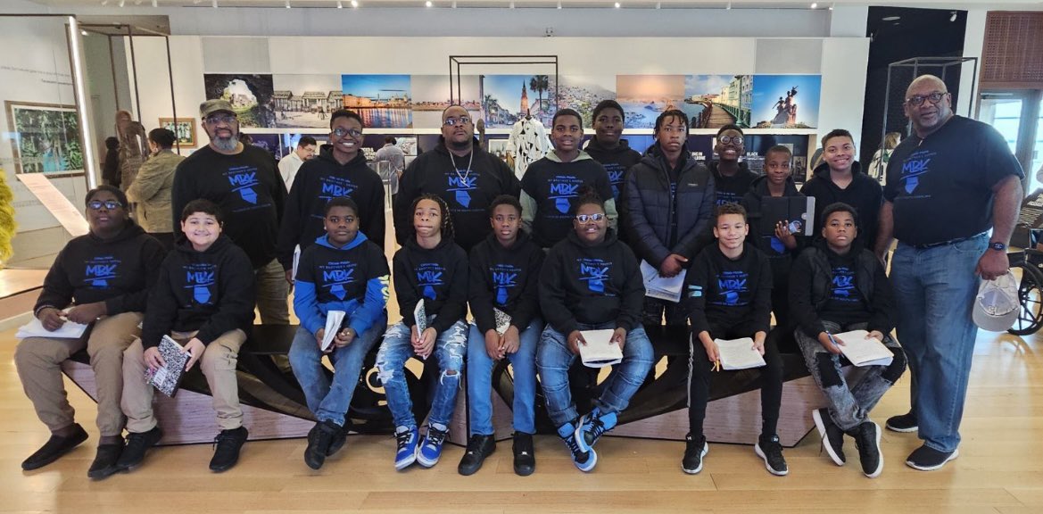 Enjoying taking these guys to the International African American Museum today. #wearembk #clifdalevip #clifdalemiddle